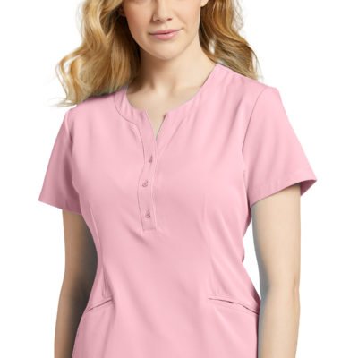 TOP MARVELLA 784  BOTON ROSA BLUSH WHITE CROSS
