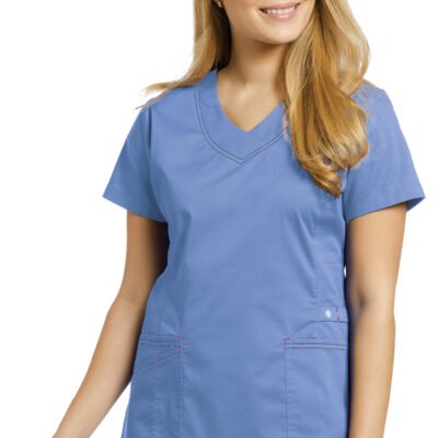 TOP ALLURE 722 AZUL CLARO WHITE CROSS