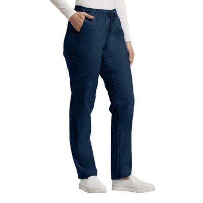 PANTALON SCRUBS 304 MUJER AZUL MARINO WHITE CROSS