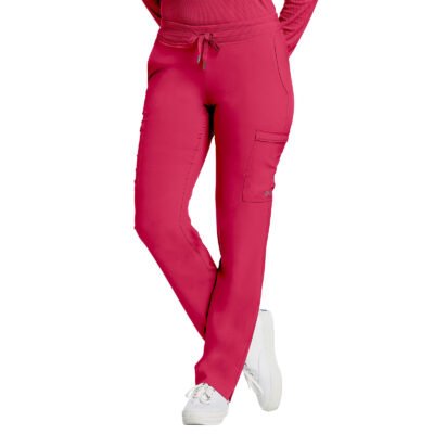 PANTALON FIT 373 FLAMINGO WHITE CROSS