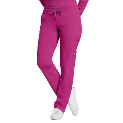 PANTALON FIT 373 FUCSIA WHITE CROSS