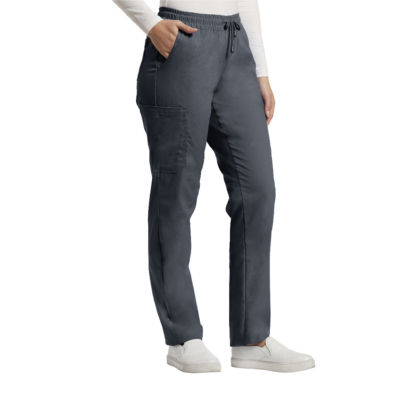 PANTALON SCRUBS 304 MUJER GRIS WHITE CROSS