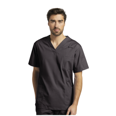 TOP 2262 HOMBRE POPLIN NEGRO WHITE CROSS