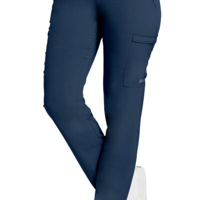PANTALON FIT 373  AZUL MARINO WHITE CROSS