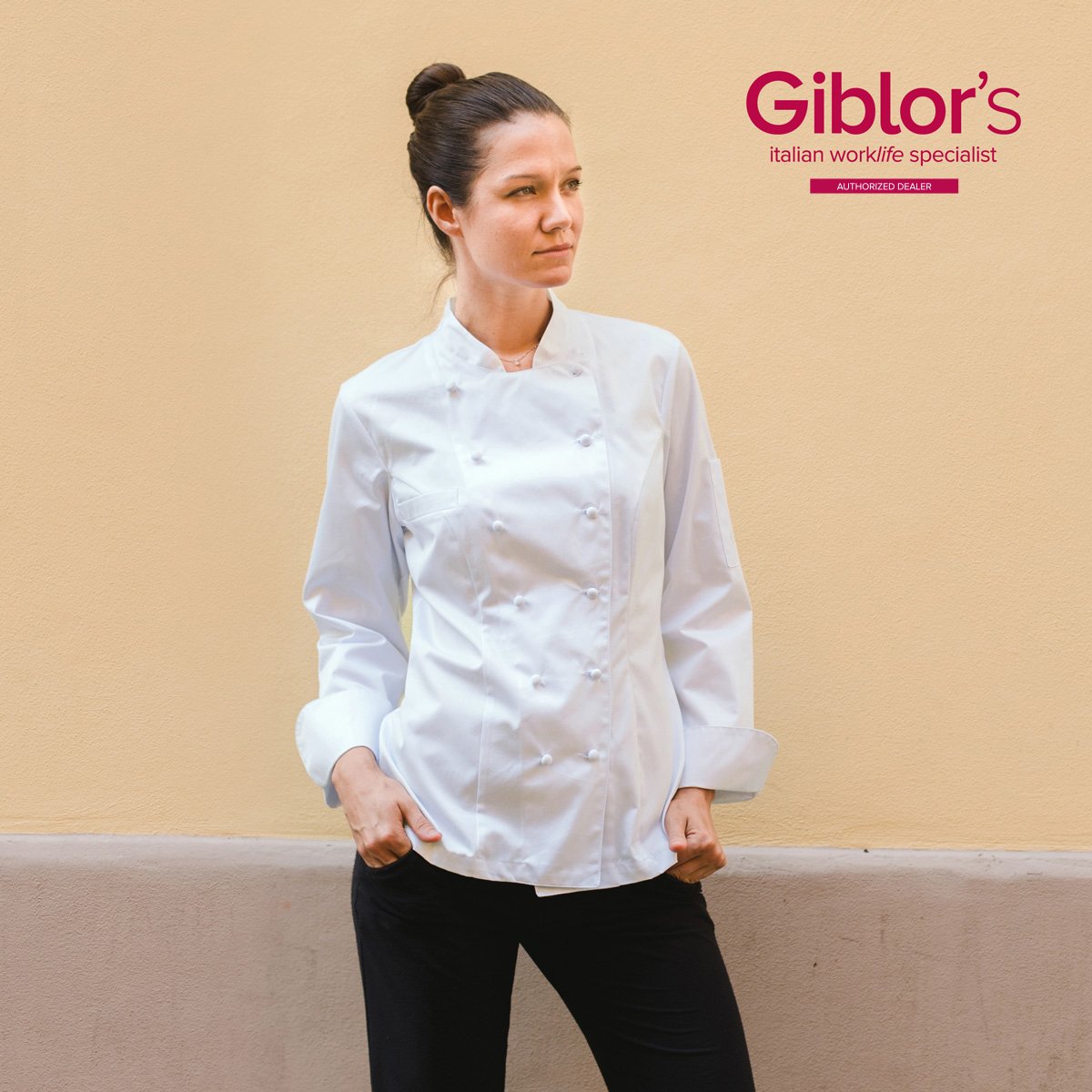 CHAQUETA DIANA BLANCA MUJER GIBLOR'S