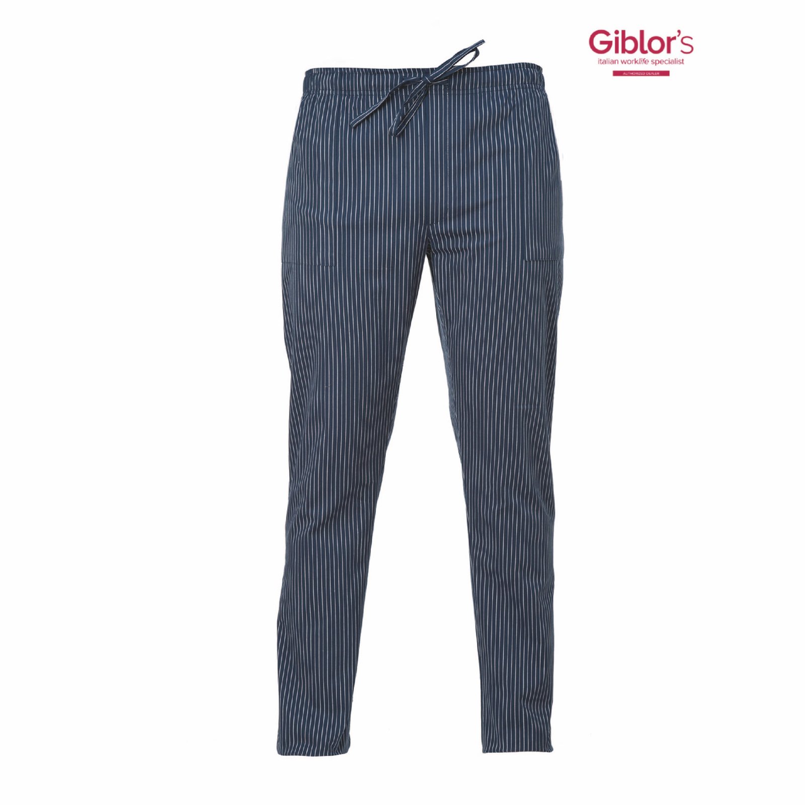 PANTALON ENRICO COCINA LISTADO AZUL GIBLOR'S