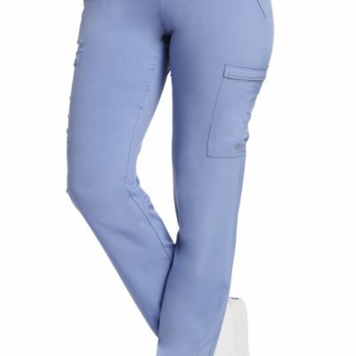 PANTALON FIT 373 CELESTE WHITE CROSS