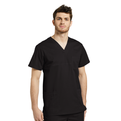 TOP ALLURE 2265 HOMBRE CUELLO V NEGRO WHITE CROSS