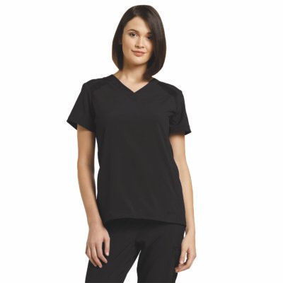 TOP FIT 746 CUELLO V NEGRO WHITE CROSS