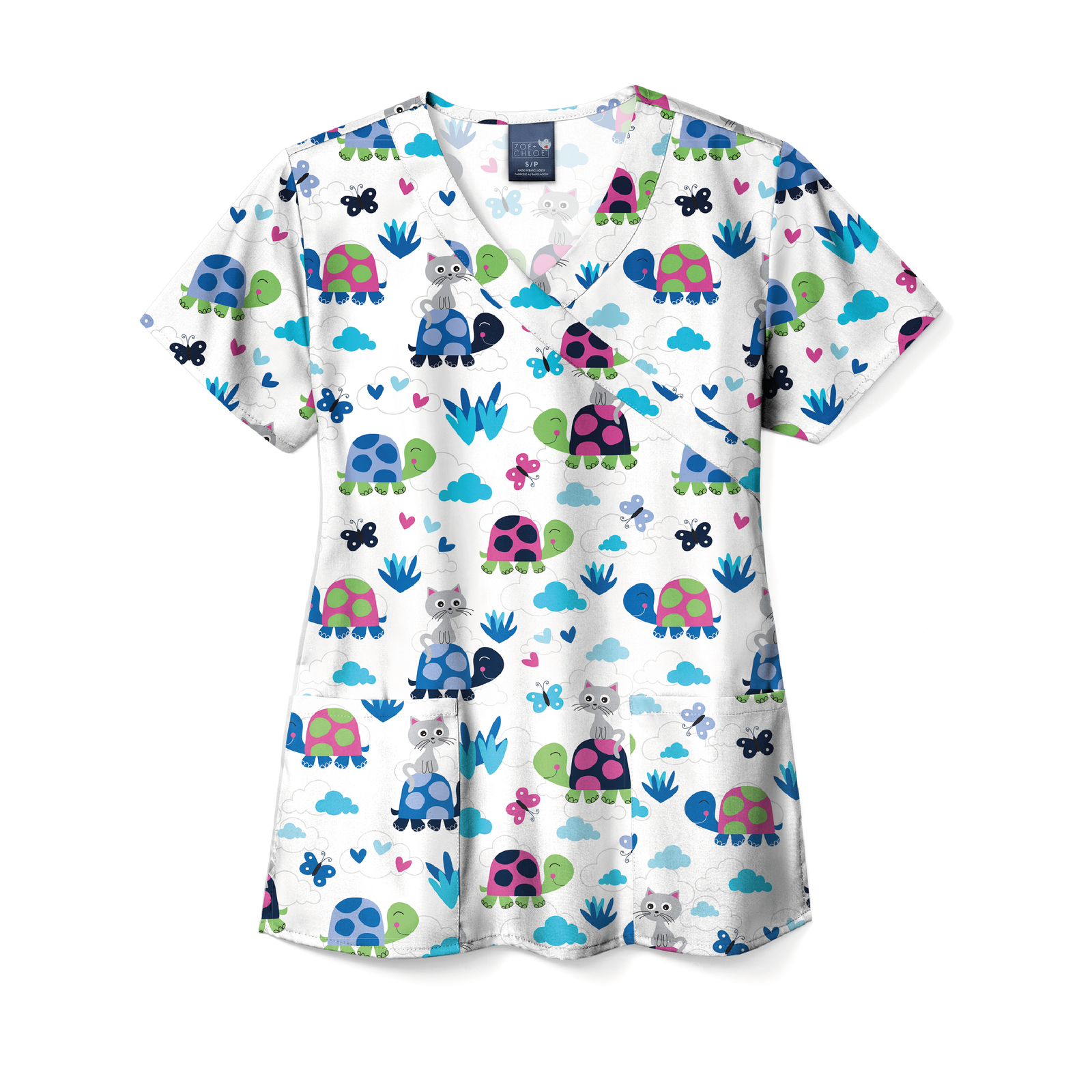 TOP ZAC Z14202 MUJER TURTLEY FRIENDS
