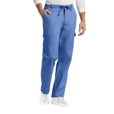 PANTALON SCRUBS 228 HOMBRE AZUL CIELO