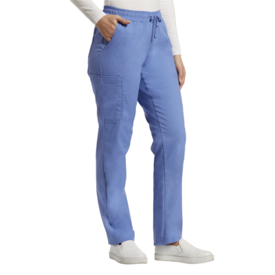 PANTALON SCRUBS 304 MUJER AZUL CLARO WHITE CROSS