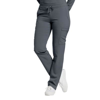 PANTALON FIT 373 GRIS WHITE CROSS
