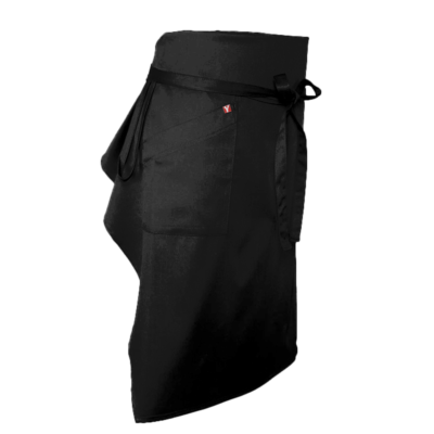 MANDIL CLASSIC ENVE NEGRO GABARDINA