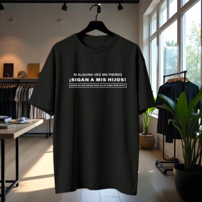 POLERA ESTAMPADA SIGAN A MIS HIJOS