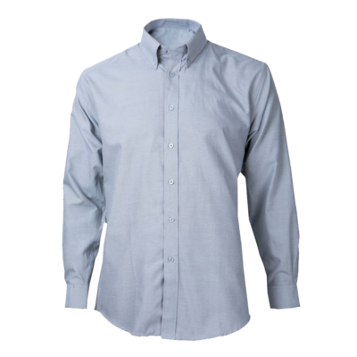 CAMISA OXFORD GRIS M/L