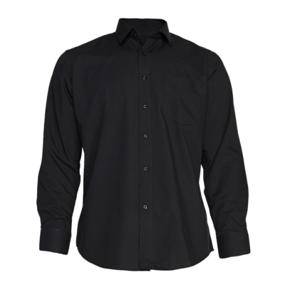 CAMISA TREVIRA NEGRA M/L