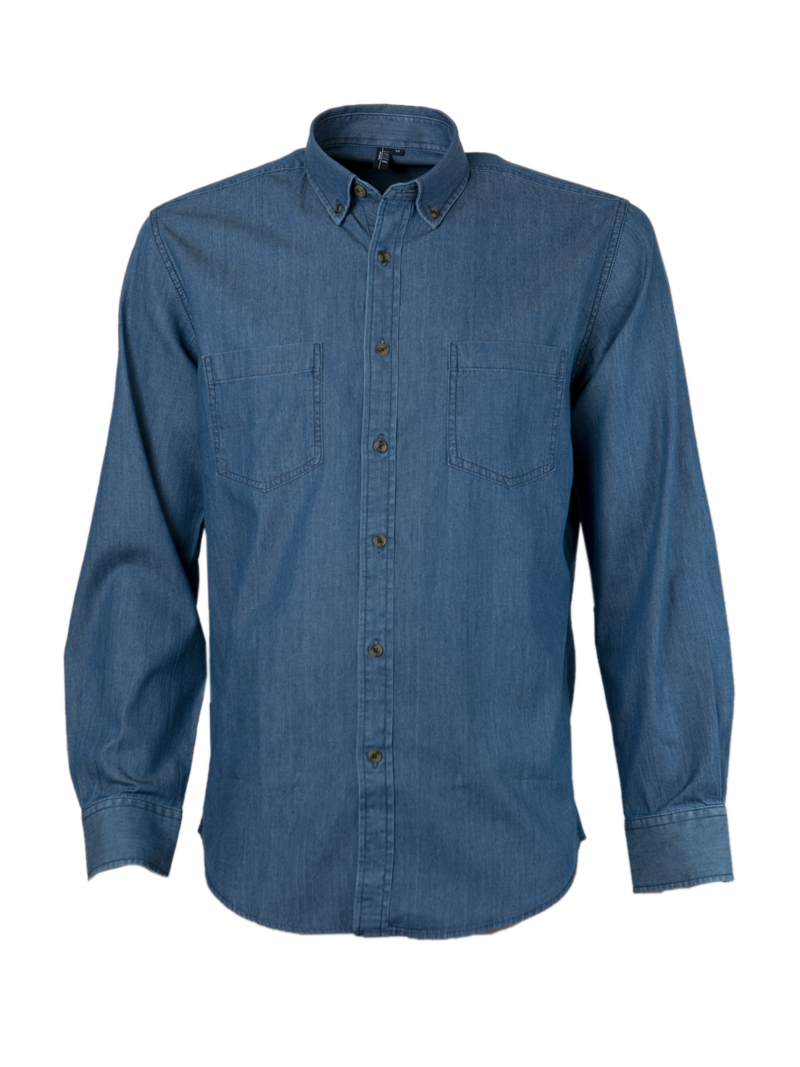 CAMISA MEZCLILLA DENIM AZUL