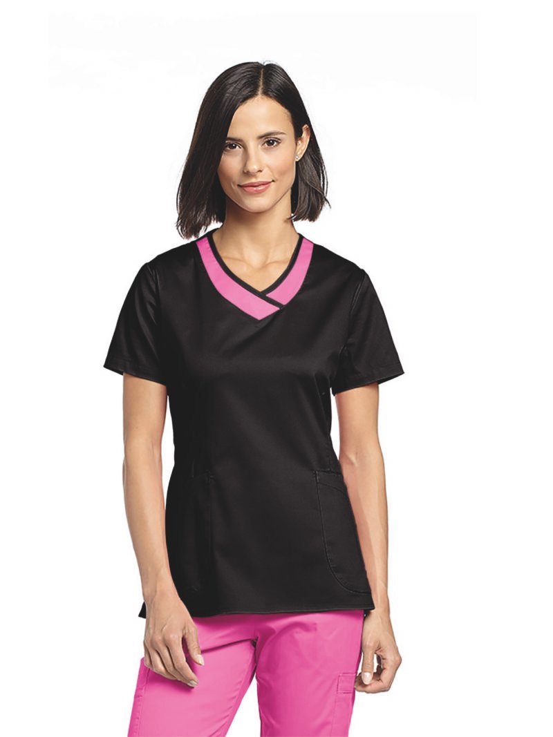TOP FIT 726 NEGRO WHITE CROSS