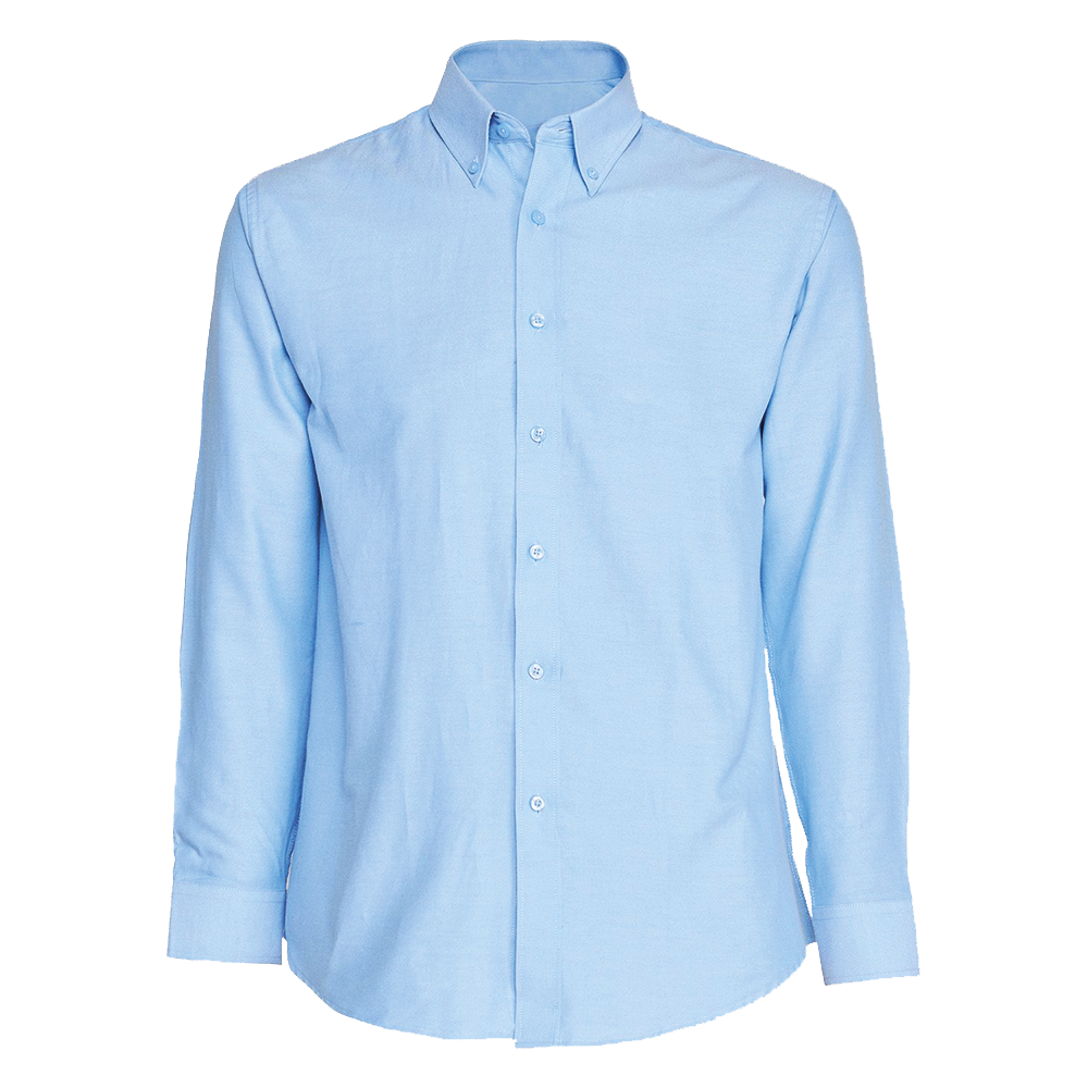 CAMISA OXFORD CELESTE HOMBRE