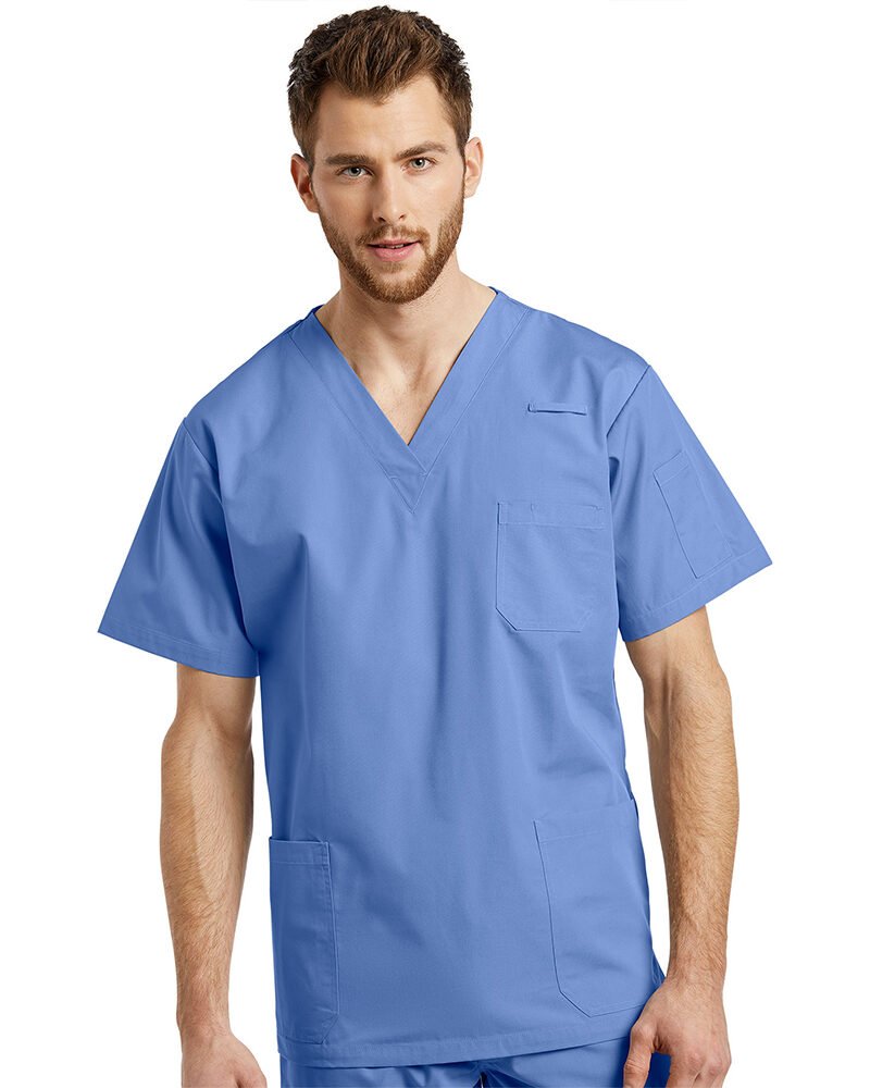 TOP 2262 HOMBRE POPLIN AZUL CLARO WHITE CROSS