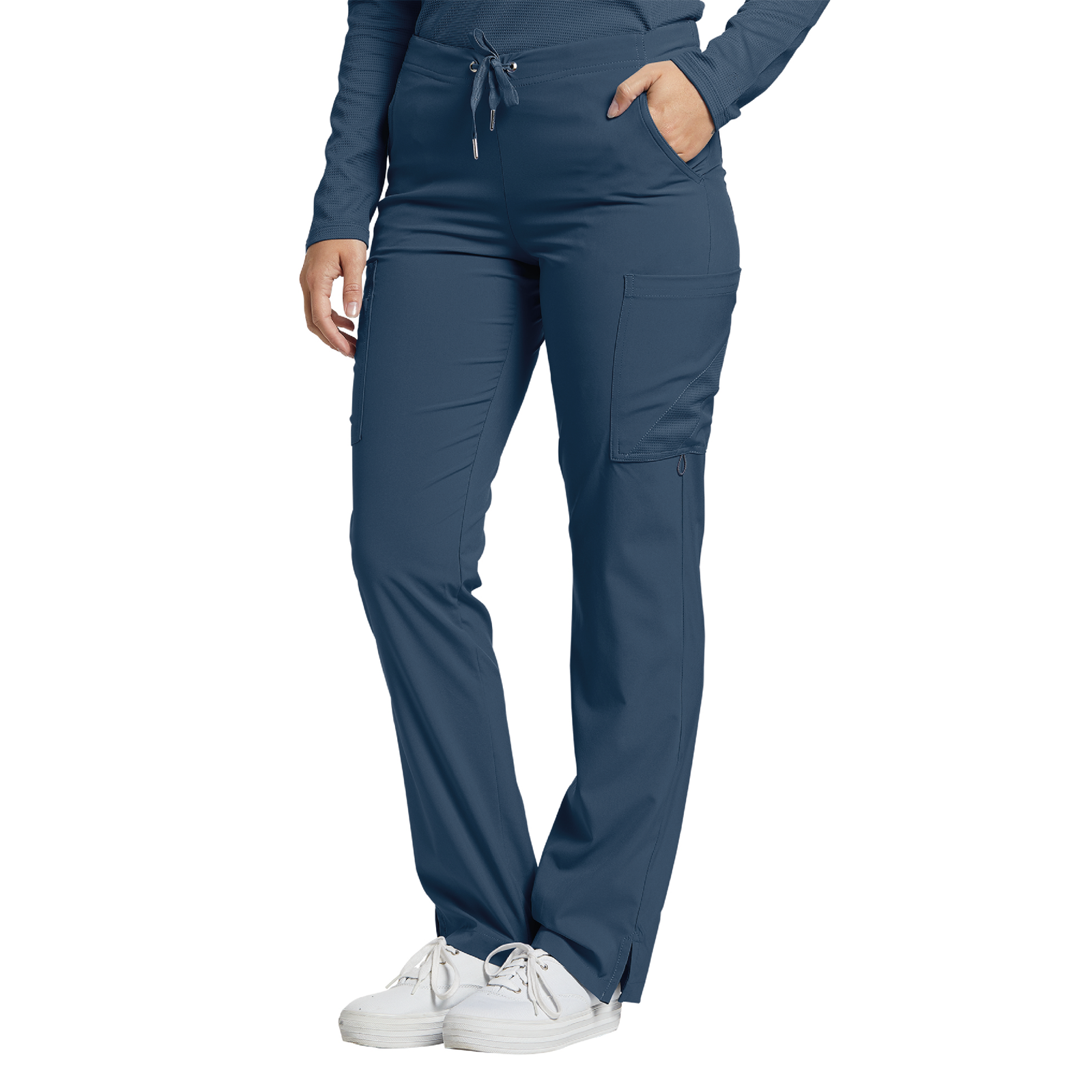 PANTALON FIT 397 AZUL MARINO WHITE CROSS