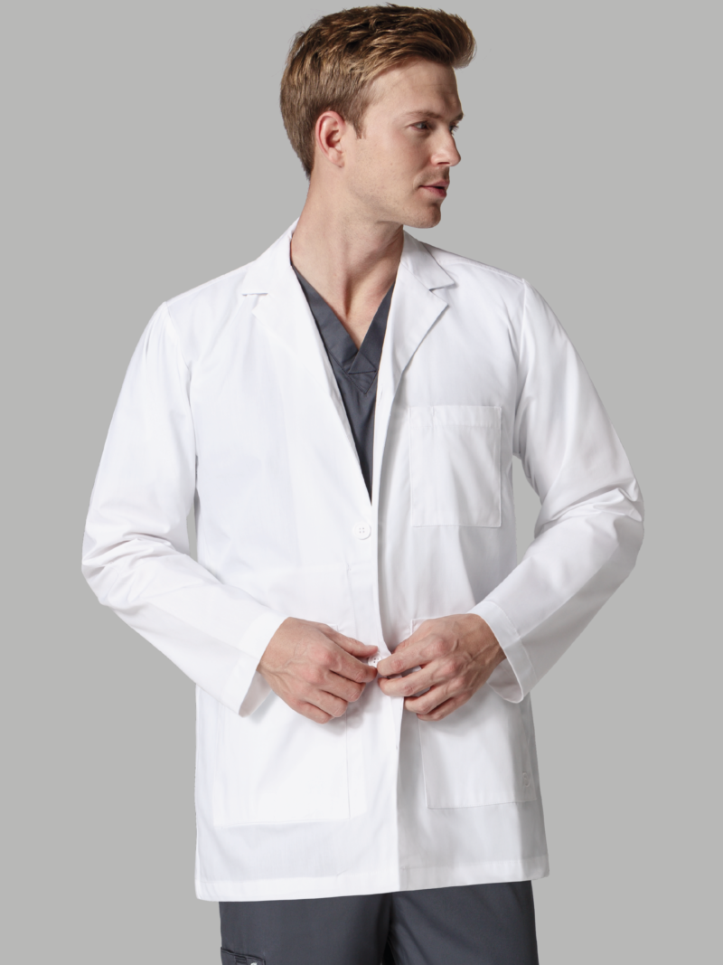 DELANTAL MEDICO 7102 HOMBRE BLANCO