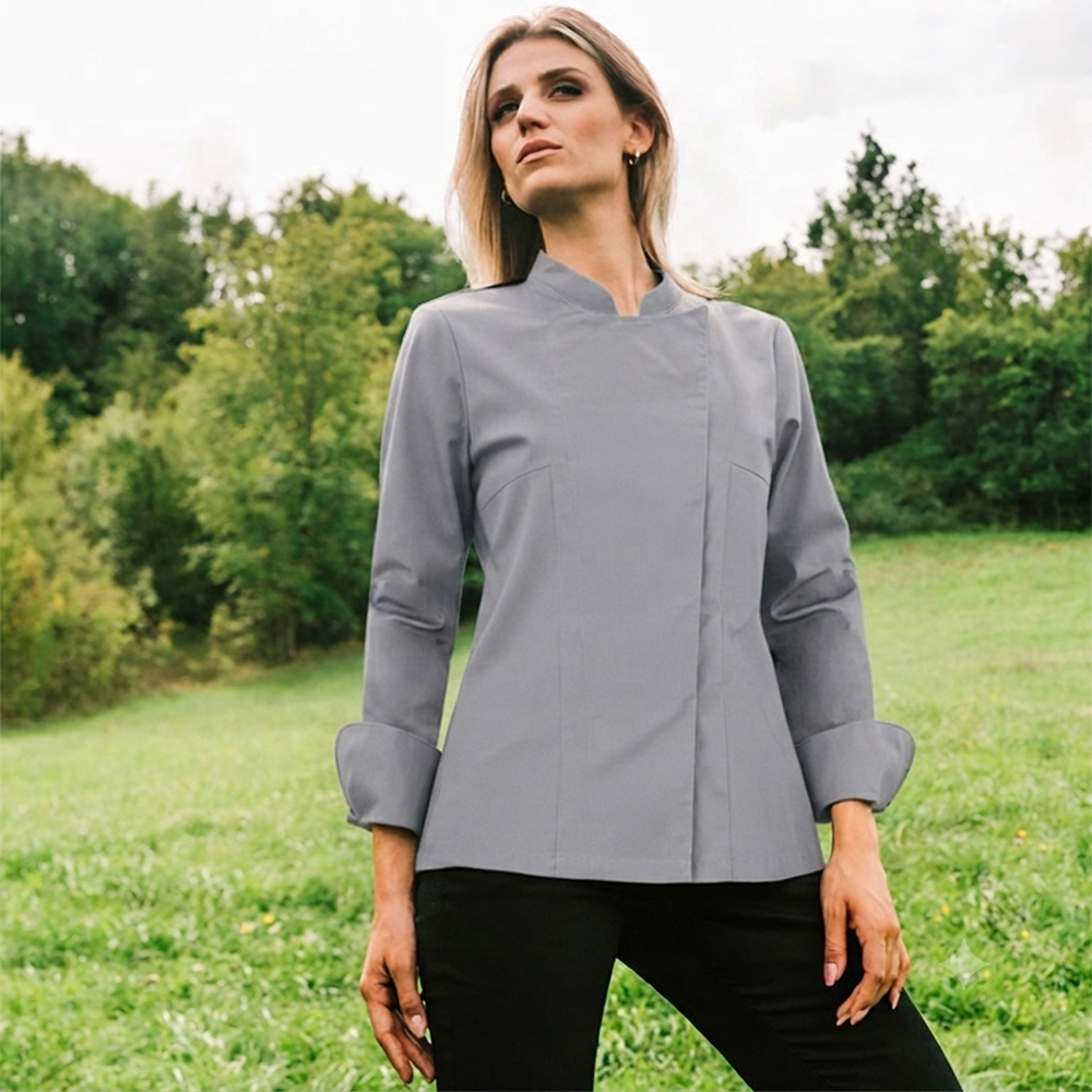 CHAQUETA AGATA GRIS GIBLOR'S - Imagen 2