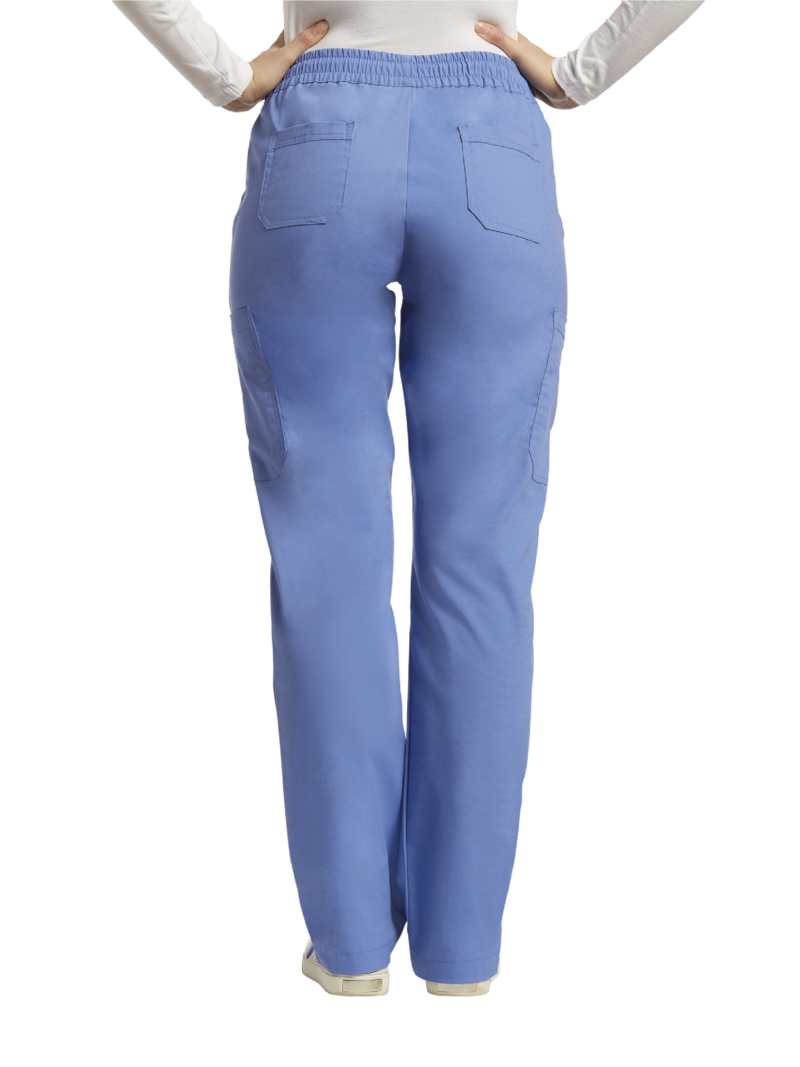 PANTALON SCRUBS 304 MUJER AZUL CLARO WHITE CROSS