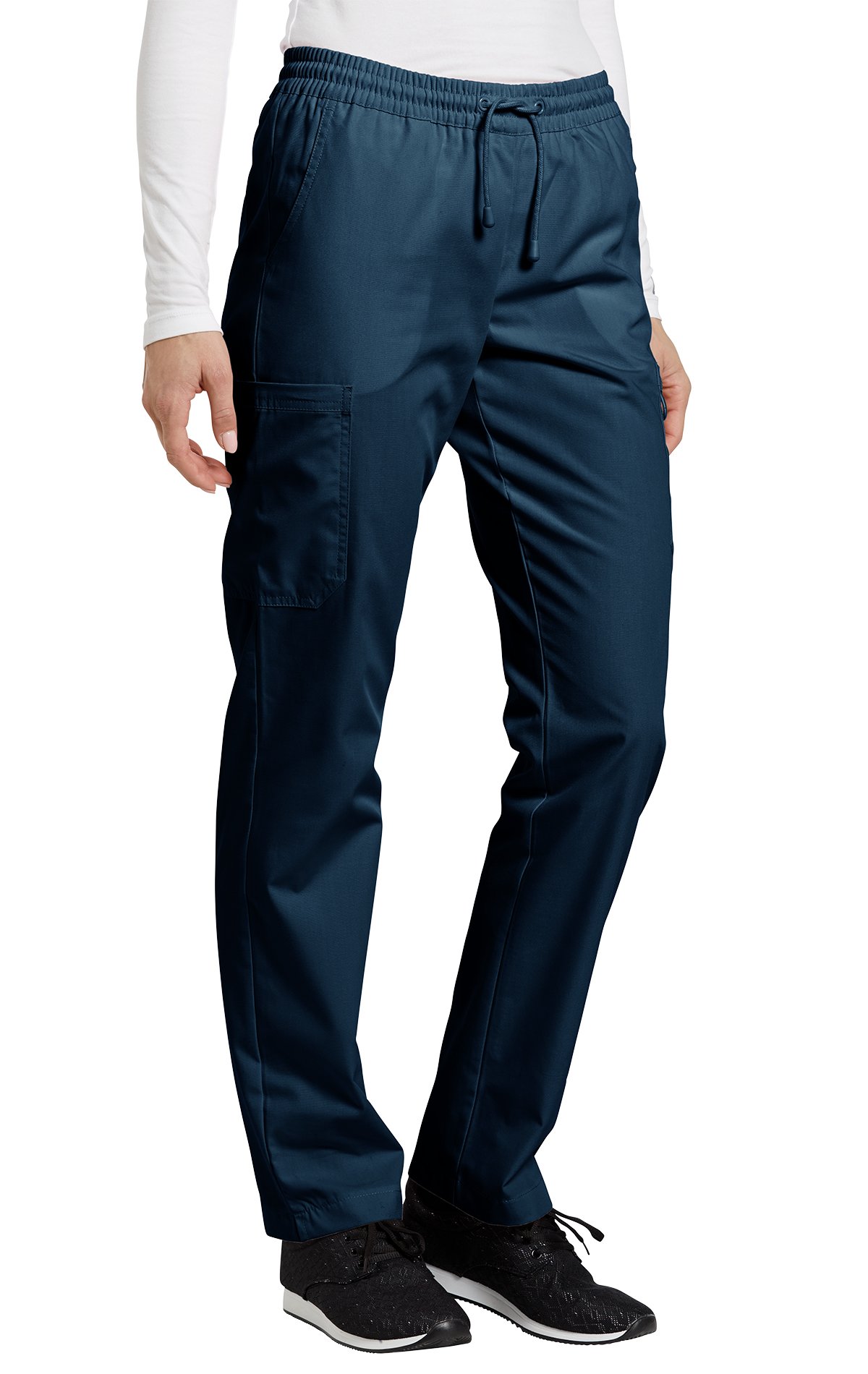 PANTALON SCRUBS 304 MUJER AZUL MARINO WHITE CROSS