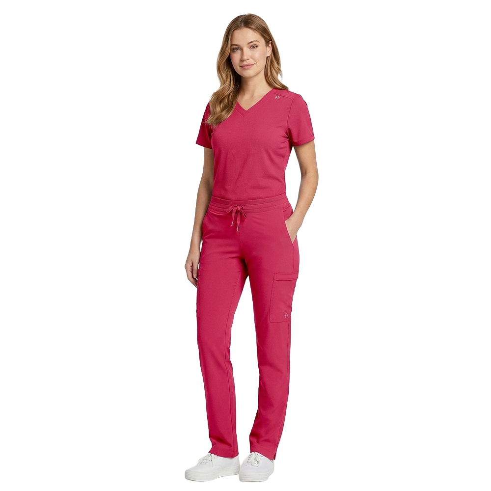 PANTALON FIT 373 FLAMINGO WHITE CROSS