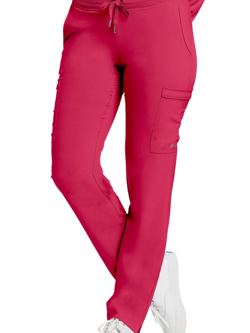 PANTALON FIT 373 FLAMINGO WHITE CROSS