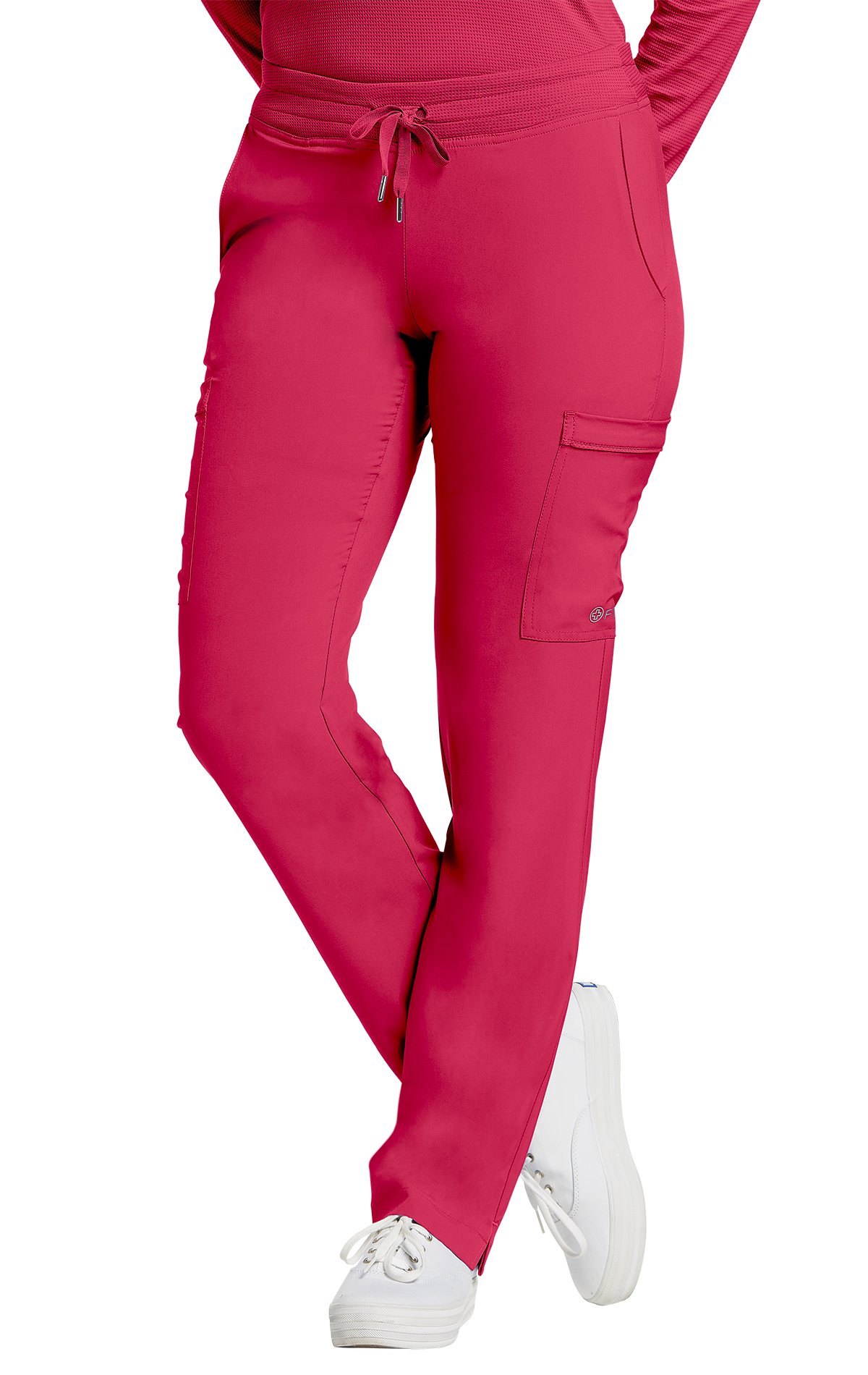 PANTALON FIT 373 FLAMINGO WHITE CROSS