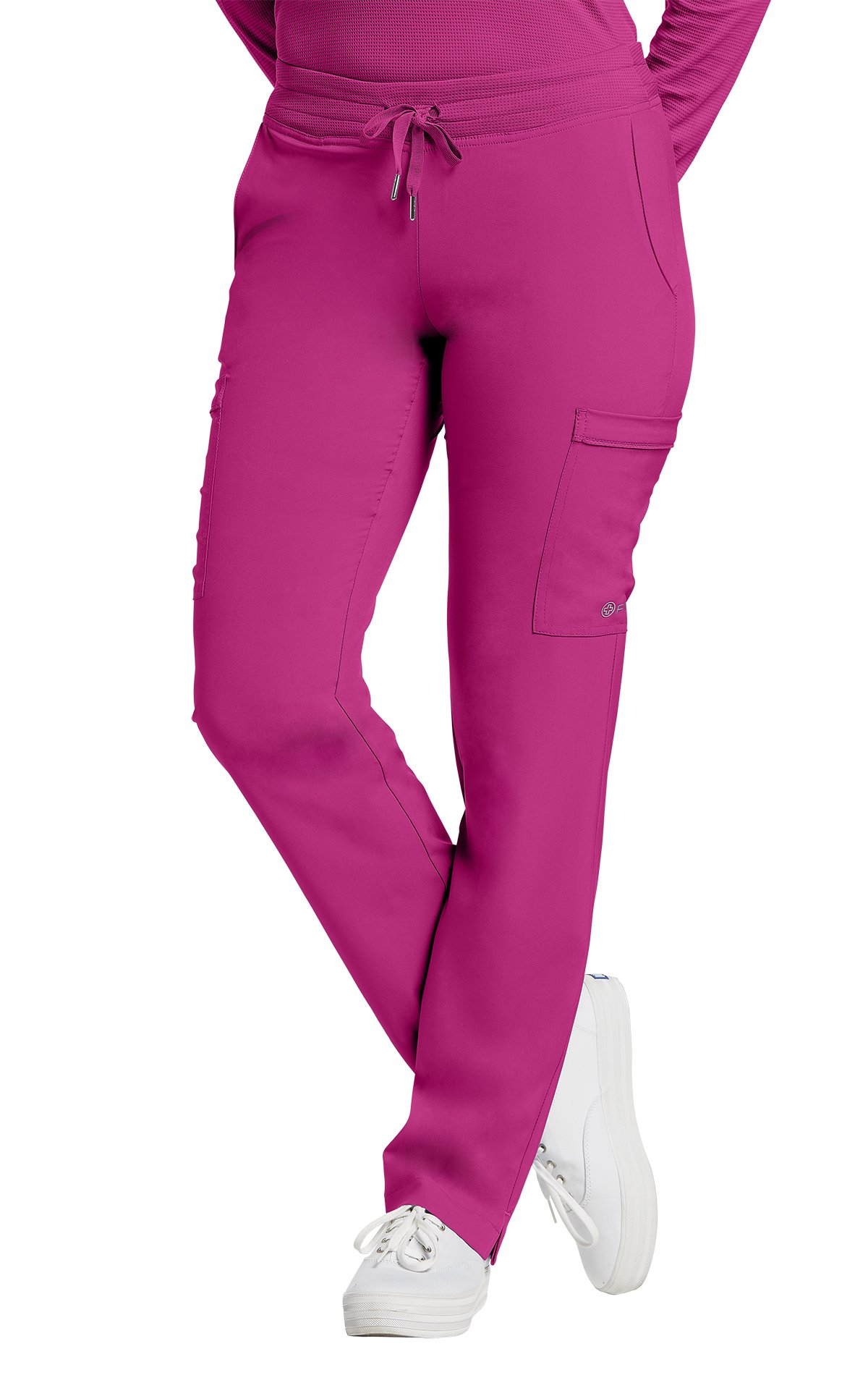 PANTALON FIT 373 FUCSIA WHITE CROSS