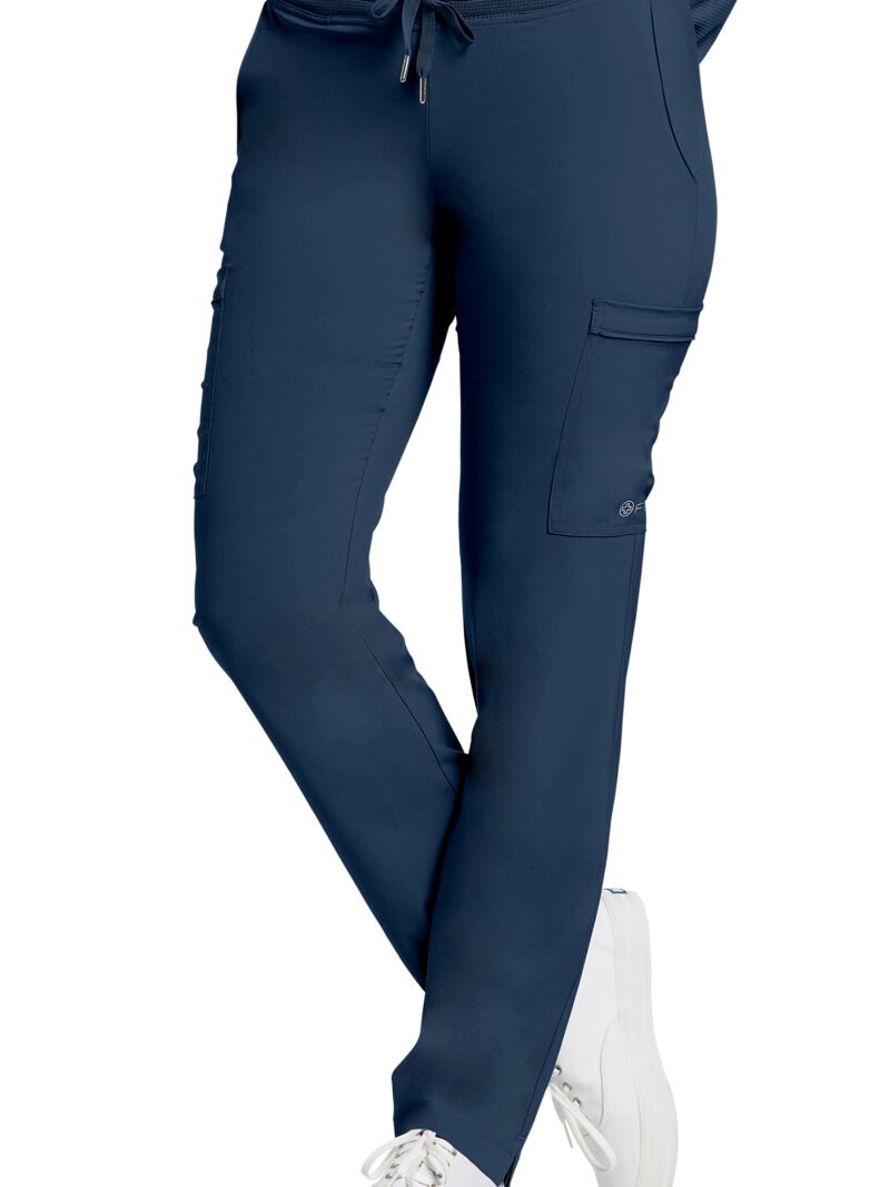 PANTALON FIT 373  AZUL MARINO WHITE CROSS