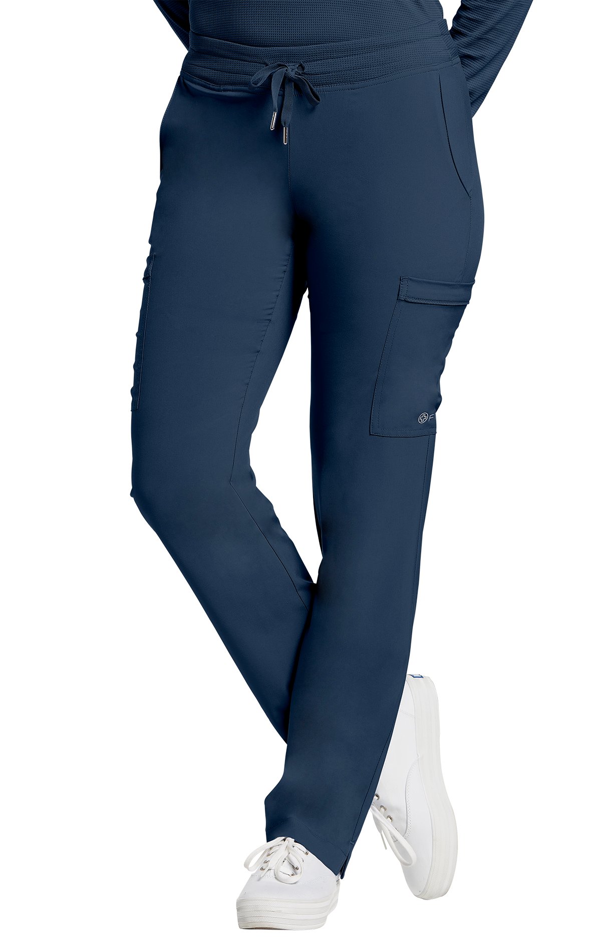 PANTALON FIT 373 AZUL MARINO WHITE CROSS