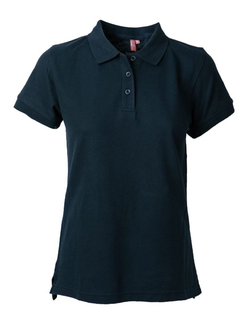 POLERA PIQUÉ MUJER AZUL MARINO M/C