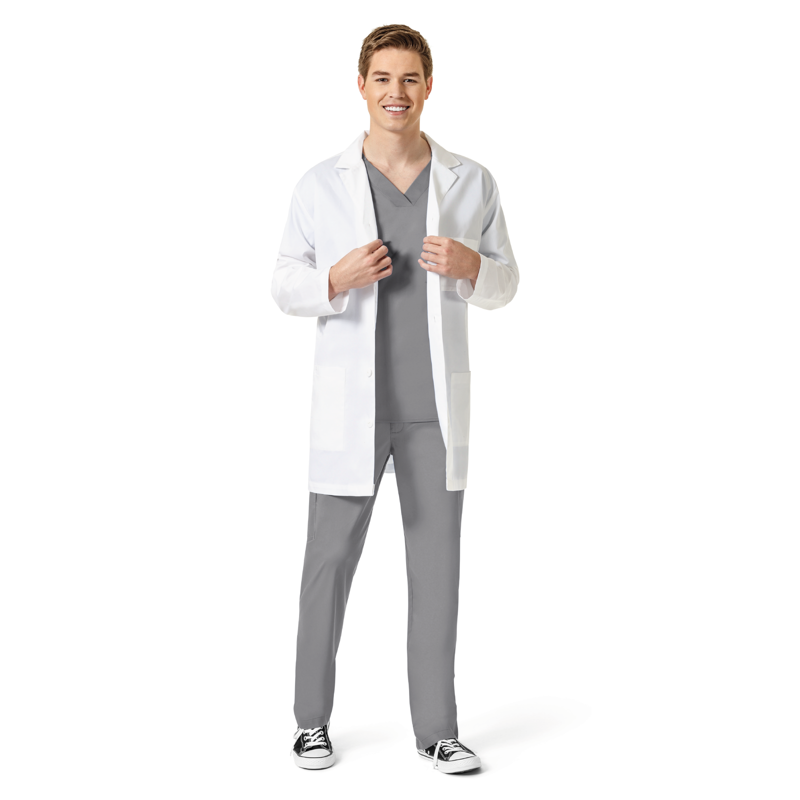 DELANTAL MEDICO 703 HOMBRE BLANCO - Imagen 2