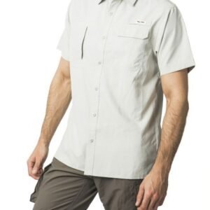 CAMISA OUTDOOR M/C GRIS CLARO