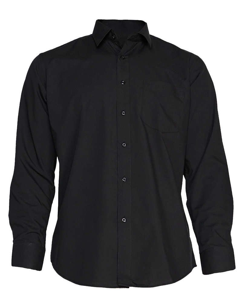 CAMISA TREVIRA NEGRA M/L
