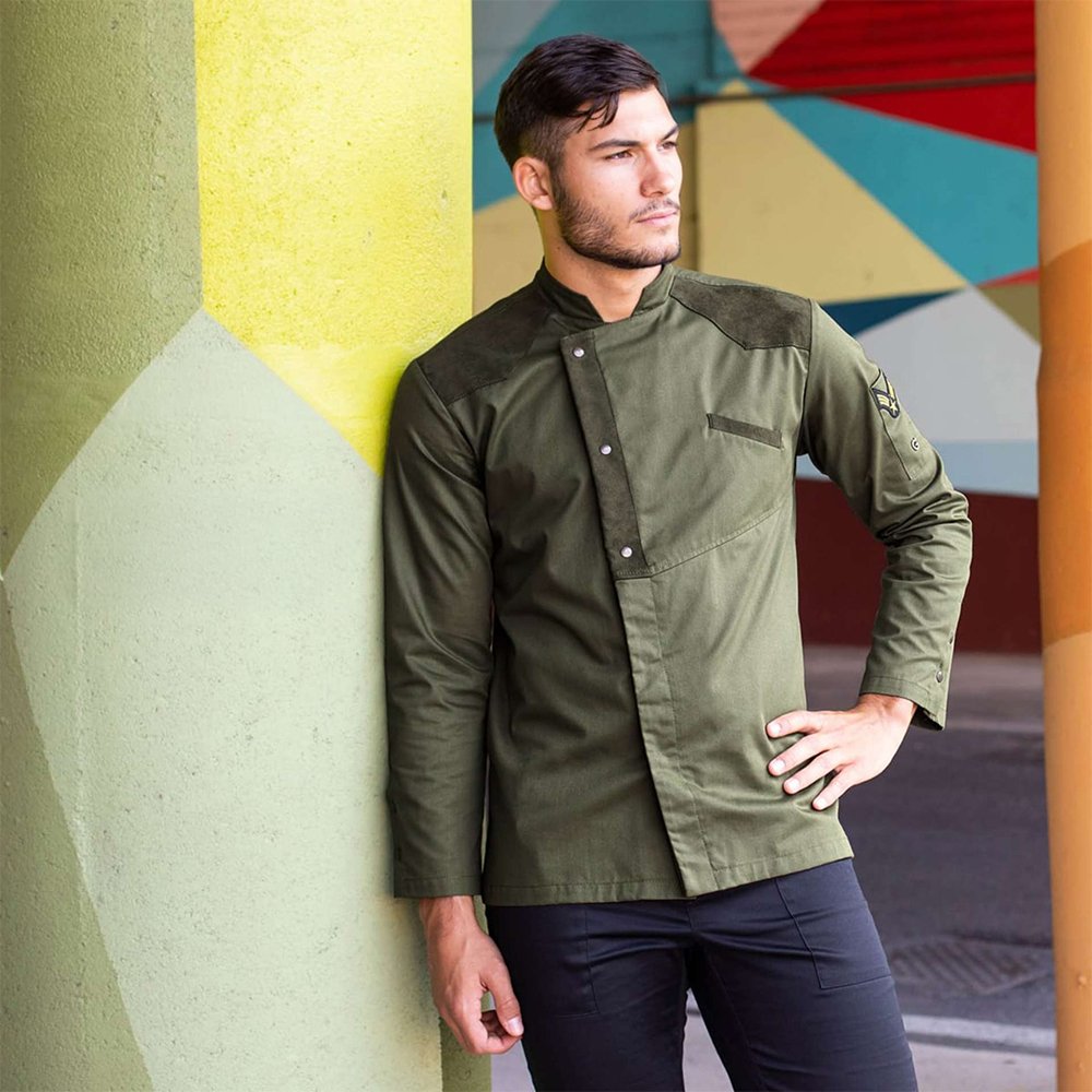CHAQUETA GOOSE VERDE MILITAR GIBLOR'S - Imagen 2
