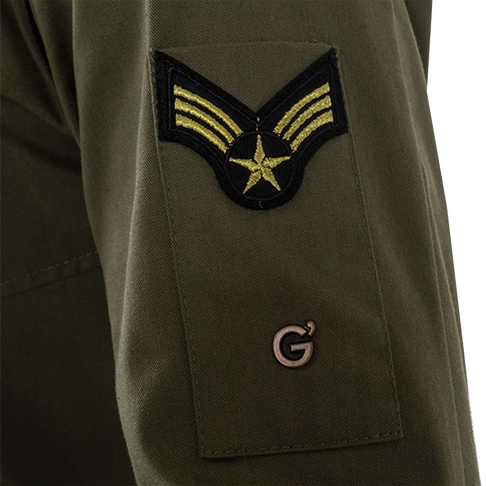 CHAQUETA GOOSE VERDE MILITAR GIBLOR'S - Imagen 6