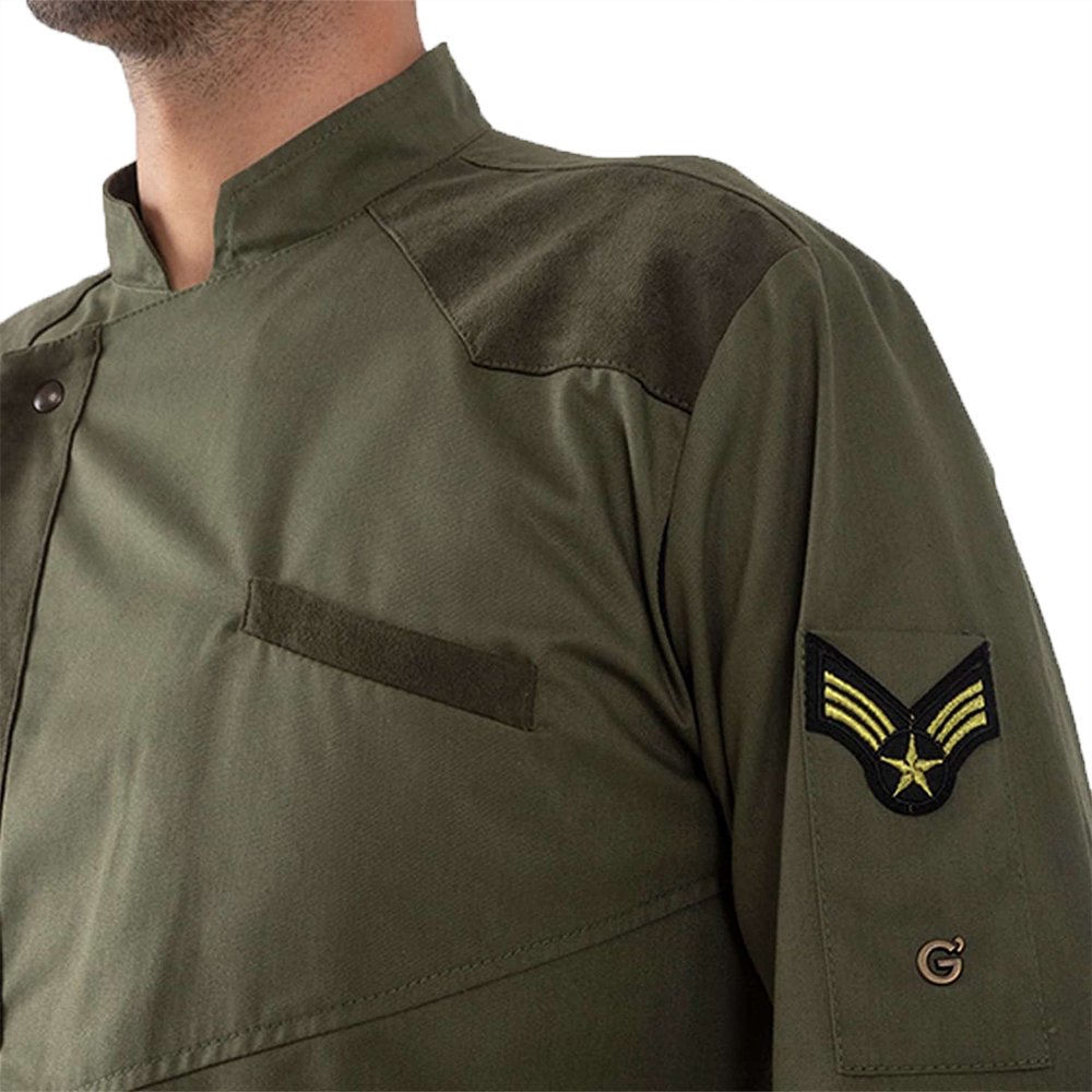 CHAQUETA GOOSE VERDE MILITAR GIBLOR'S - Imagen 7