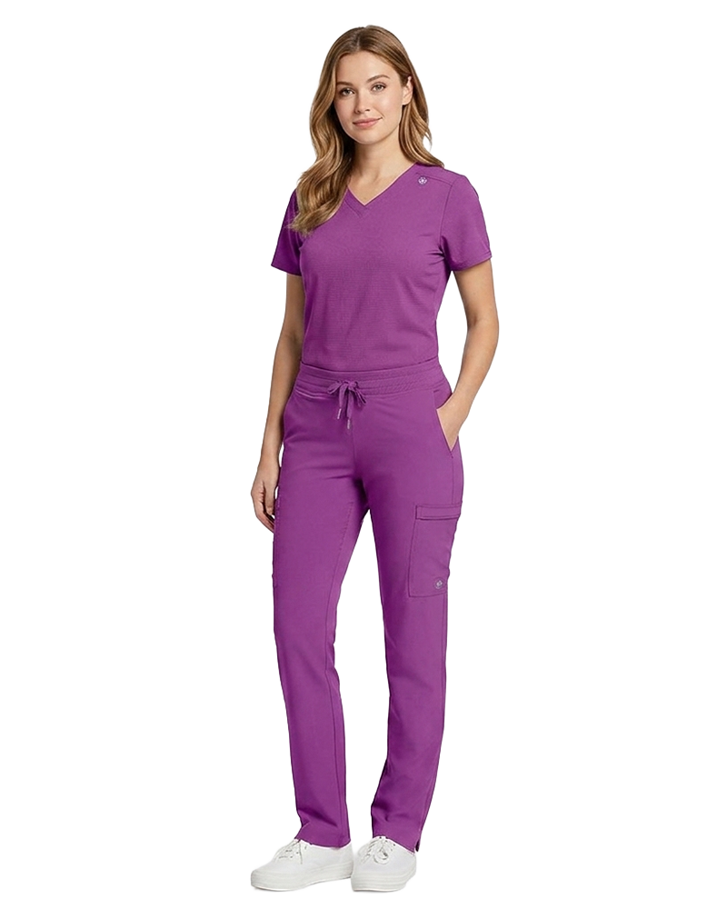 PANTALON FIT 373  VIOLETA  WHITE CROSS