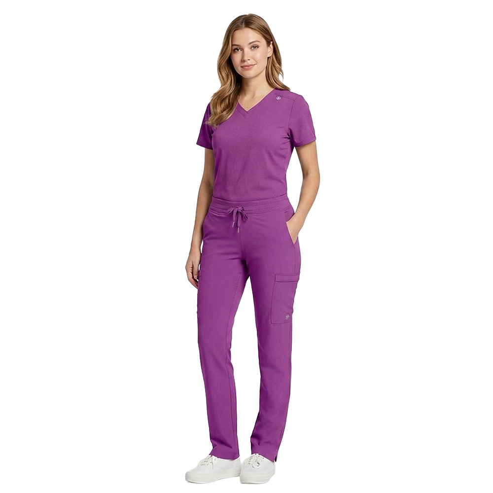 PANTALON FIT 373 VIOLETA WHITE CROSS