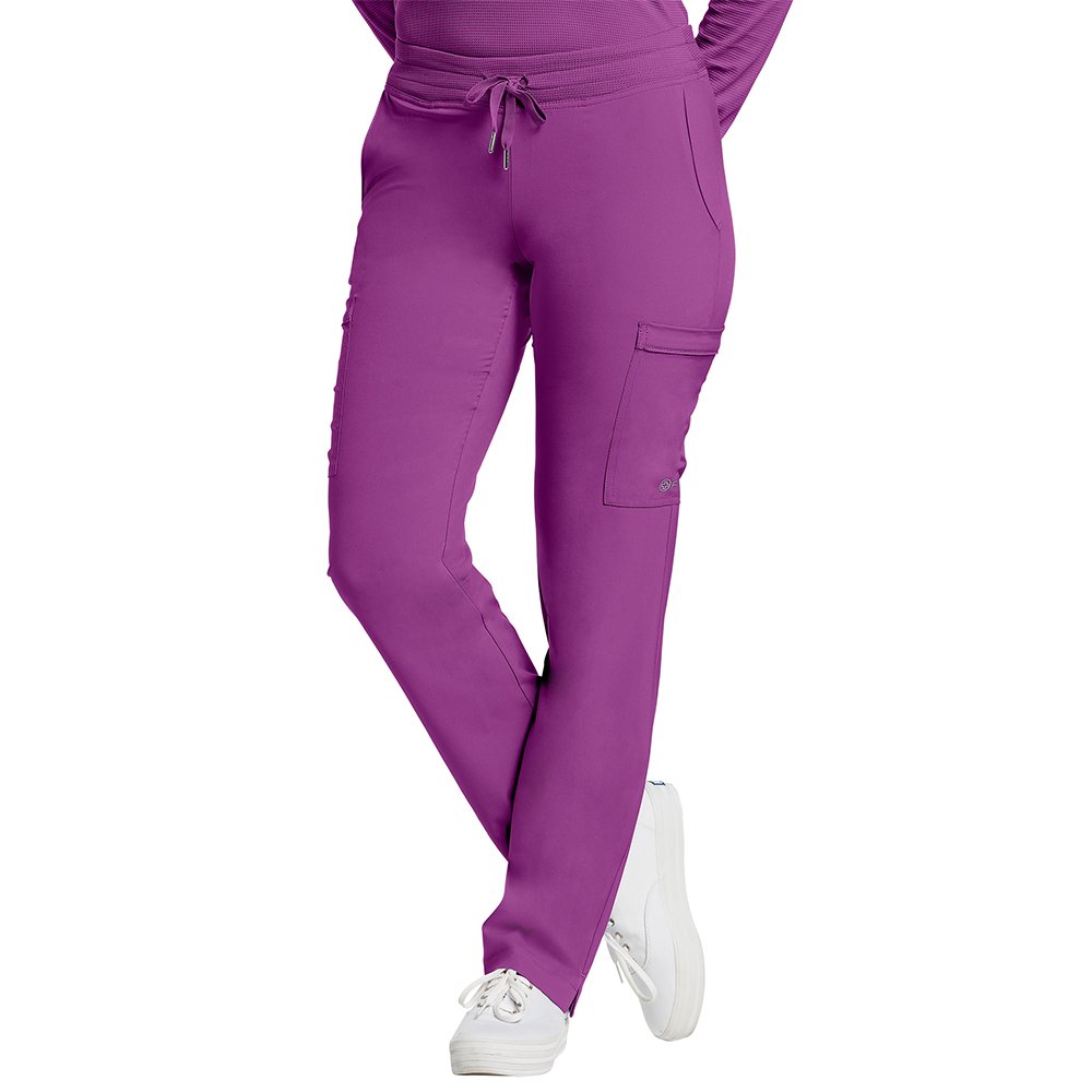 PANTALON FIT 373 VIOLETA WHITE CROSS
