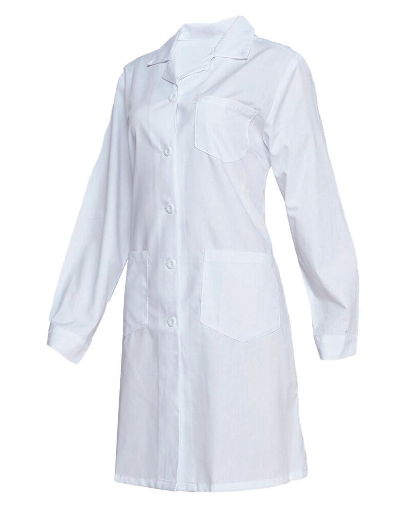 DELANTAL BLANCO COTONA MUJER
