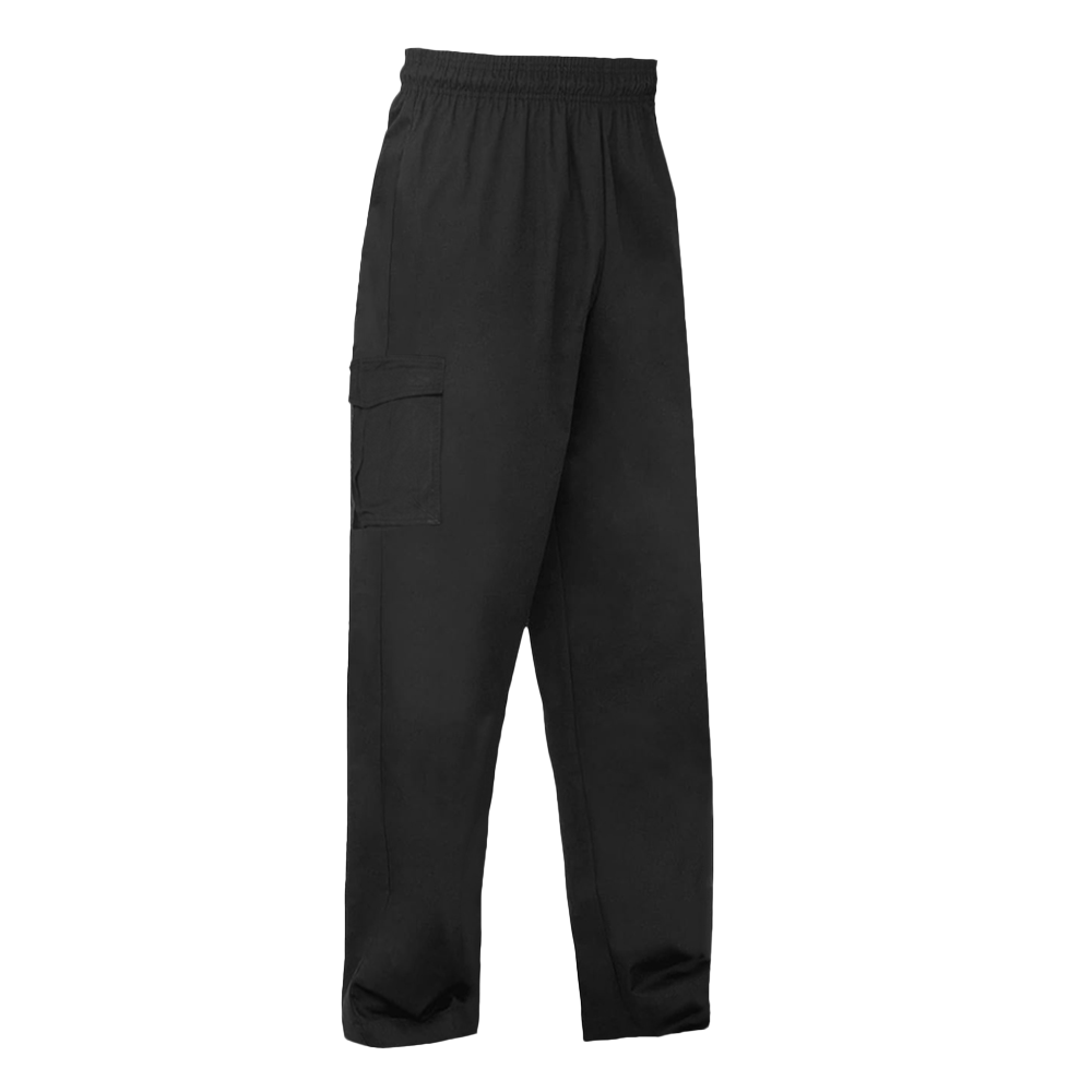 PANTALON COCINA CARGO NEGRO YOUNIFORMS - Imagen 2