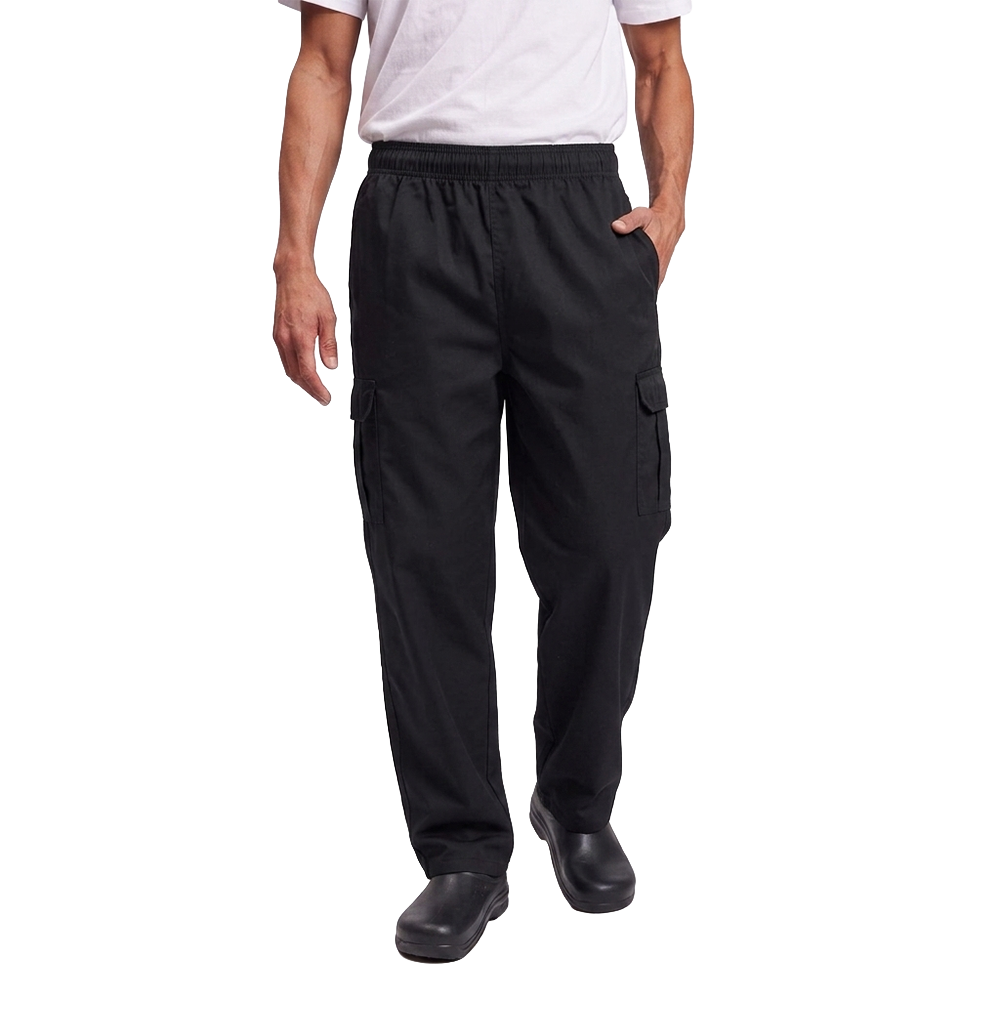 PANTALON COCINA CARGO NEGRO YOUNIFORMS