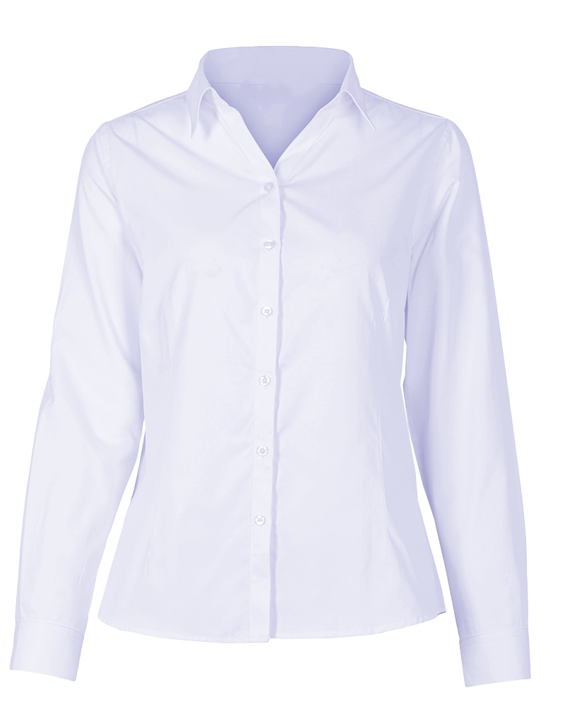 BLUSA TREVIRA BLANCA CUELLO V M/L